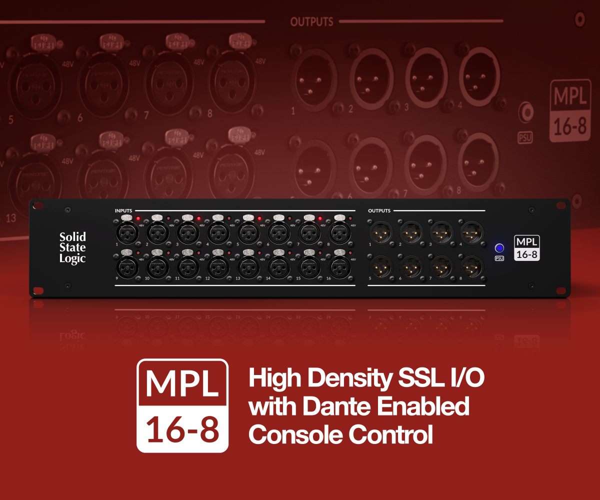 Solid State Logic Unveils SSL Live V6.1 and MPL 16-8 Stagebox to its ...