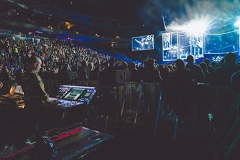 Avenged Sevenfold, from FOH. (photo by Rafa Alcantara)