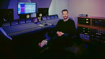 Wez Clarke in his London studio.