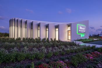 The Sanctuary at dusk.Photograph by Cheryl Fleming/James Lane