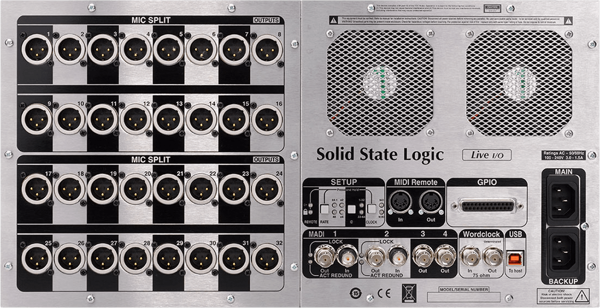 ML32.32 Analogue Stagebox Back