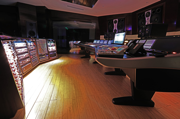 B Pro Studio A control room - 48-channel Duality Pro Station.